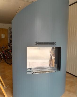 Biocamino ad etanolo senza canna fumaria ventilato