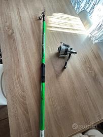 canna da pesca sotrioni e milinello