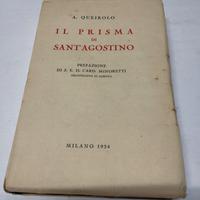 libro antico 1934"Il prisma di Sant' Agostino"