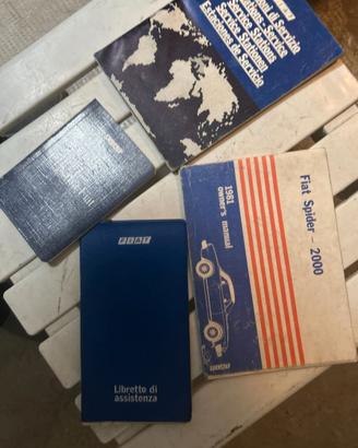 uso e manutenzione fiat 124 spider america