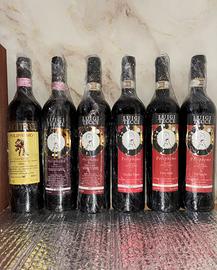 Bottiglie di vino docg