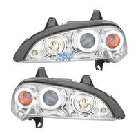 FARI PER OPEL TIGRA 95-03 ANGEL EYES CCFL FONDO CR