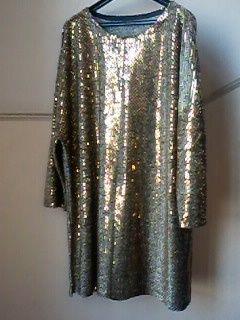 NeroOro Paillettes:Pochette,Canotta,Vestito,Scarpe