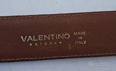 Valentino Cintura Vera Pelle Made in Italy. 120cm