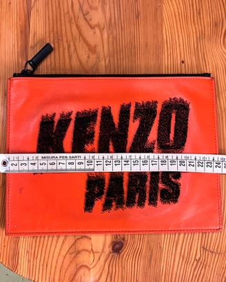 Pochette pelle Kenzo Paris