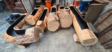 fioriera in legno masello 