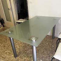 Tavolo vetro satinato 160x90