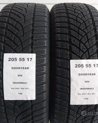 2 gomme 205 55 17 goodyear a742
