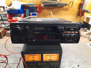 autoradio a cassette  jensen anni 80 (funzionante)