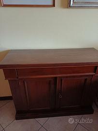 Mobile console in legno scuro
