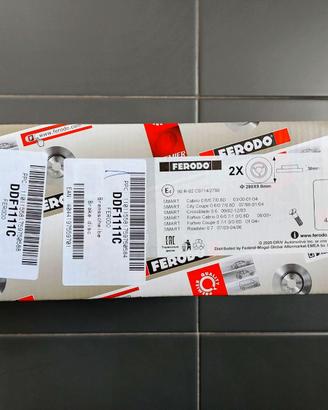 2x Dischi freno FERODO per SMART + kit viti pinze