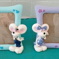 Due porta foto DIDDLE i pupazzi di una volta!