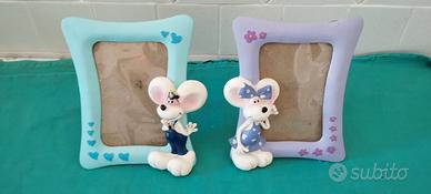 Due porta foto DIDDLE i pupazzi di una volta!