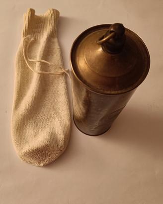 bouillotte antica in ottone