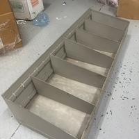 Ripiano con divisori per scaffale magazzino