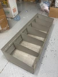 Ripiano con divisori per scaffale magazzino