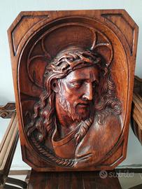 Quadro scultura bassorilievo Passione di Cristo.