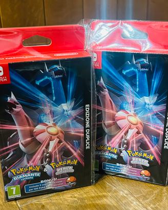 Pokemon bundle perla e diamante nintendo switch