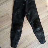 Pantaloni moto pelle