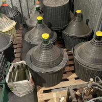 Damigiana in vetro per liquidi, olive, ecc...