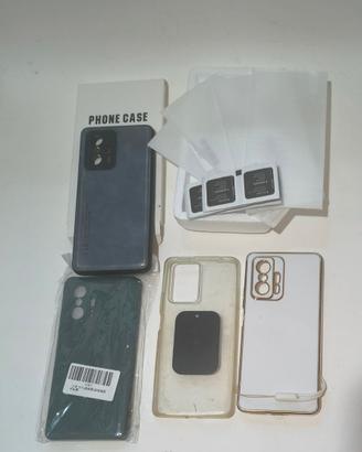 Set di 4 cover e 4 vetri protettivi per Xiaomi 11T