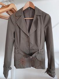 Trench donna color fango Vila
