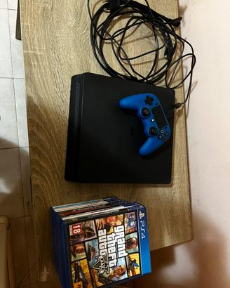 Ps4 Slim 1tb+ 1 joistick nacon+11 giochi