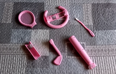 Accessori rosa per wii