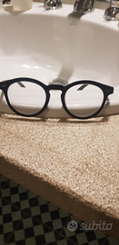 Montatura bambino nera gommata