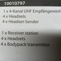 Malone amplificatore 4 canali wireless 