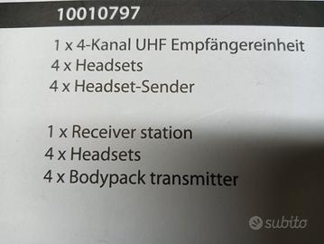 Malone amplificatore 4 canali wireless 