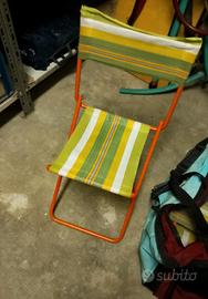 4 seggioline da campeggio