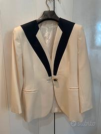 Completo Tailleur Vintage Panna  - Taglia 44