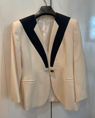 Completo Tailleur Vintage Panna  - Taglia 44