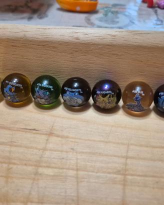 Lotto 10 biglie Pokémon vintage anni '90/2000