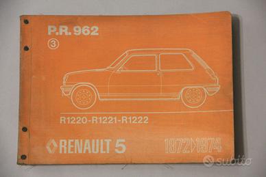 Renault 5 1972 catalogo parti di ricambio