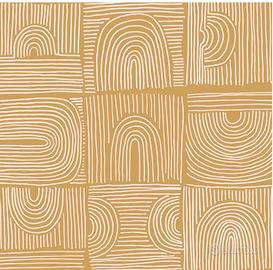 VEELIKE carta da parati adesiva geometrica gialla