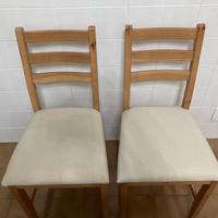 Coppia di sedie Ikea Lerhamn
