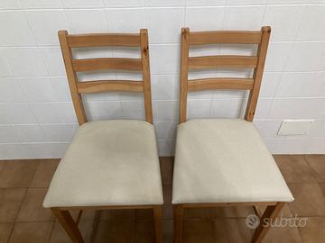 Coppia di sedie Ikea Lerhamn