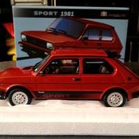 FIAT 127 SPORT 70 HP - 1981 Laudoracing 1/18