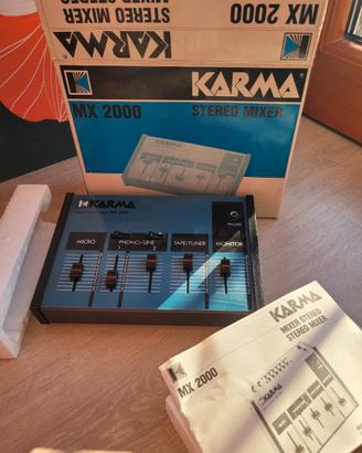 Karma Stereo Mixer MX 2000 con scatola istruzioni