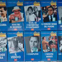 videocassette vhs Alberto Sordi
