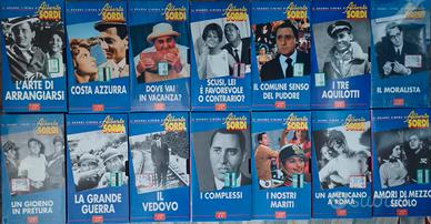 videocassette vhs Alberto Sordi