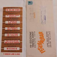 etichette per juke box 1978 originali 