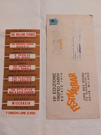 etichette per juke box 1978 originali 