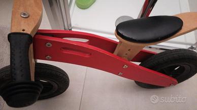 bici legno senza pedali