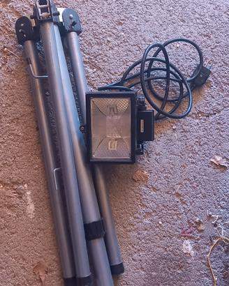 faretto con cavalletto