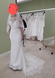 Abito da sposa a sirena nuovo mai utilizzato