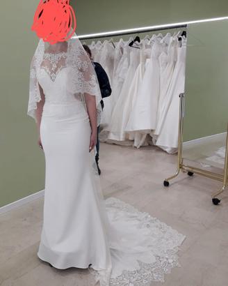 Abito da sposa a sirena nuovo mai utilizzato