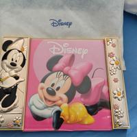 Cornice per foto Minnie legno e argento